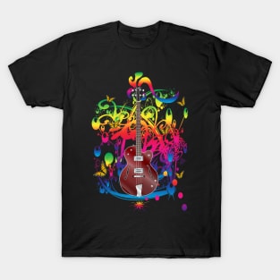 Bass Guitar Color splash T-Shirt